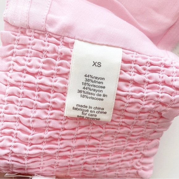 RONNY KOBO Revolve Mayan Pink Bow Pleated Bandeau Top NWT - Picture 11 of 11